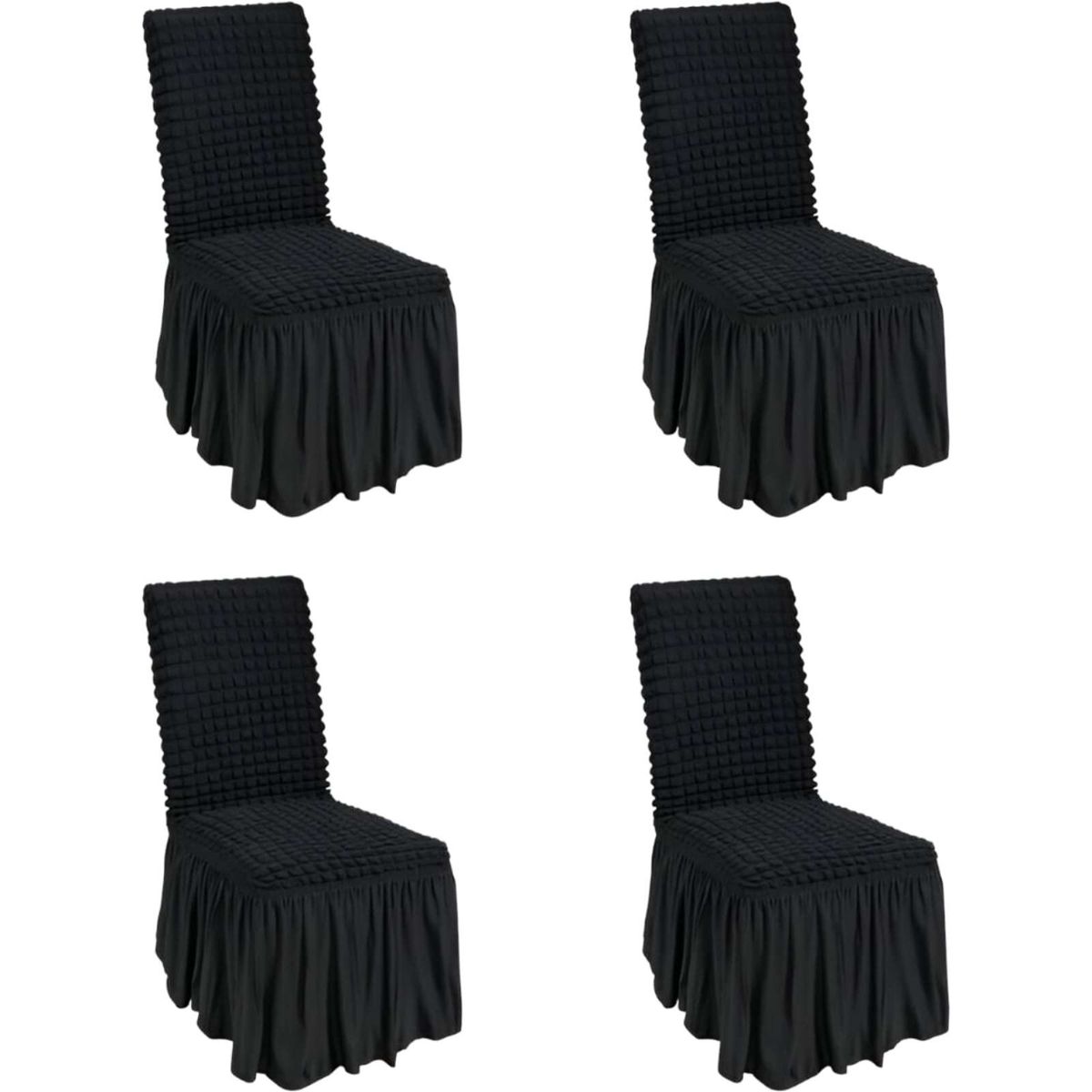 GENERICO - SET DE 6 FUNDAS  DE SILLAS 100% TURKAS