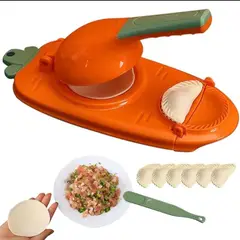 GENERICO - Prensa Manual para Empanadas Plástica con Cortador y Sellador