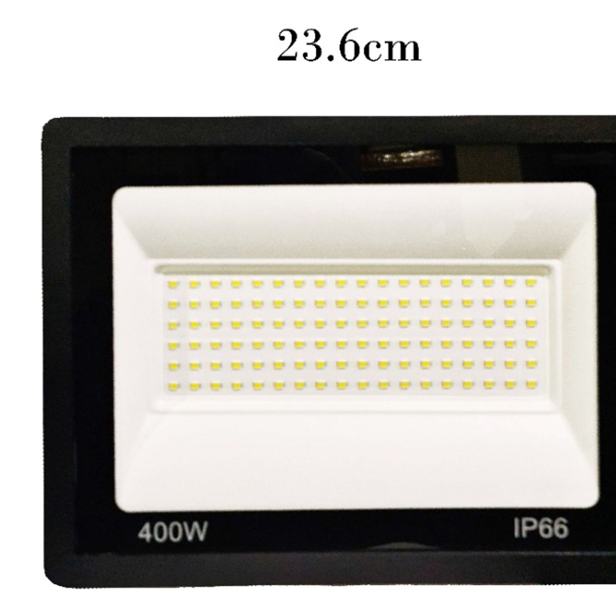 GENERICO - Foco Proyector Plano Led Reflector Multiled 400w Exterior Negro - 003362