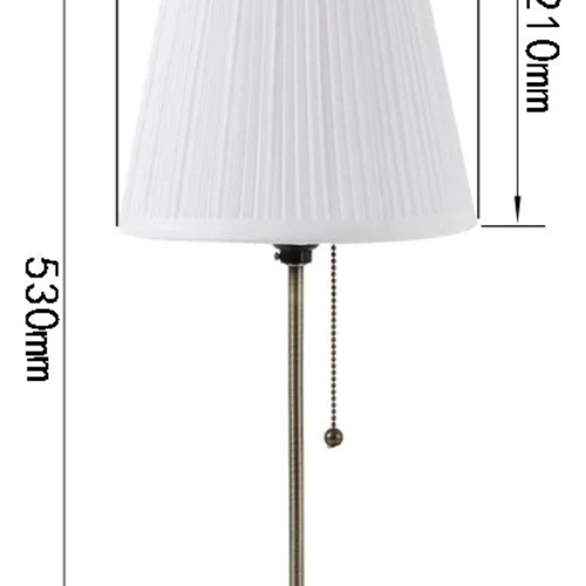 GENERICO - Lampara Velador Mesa Decoración Habitación Elegante