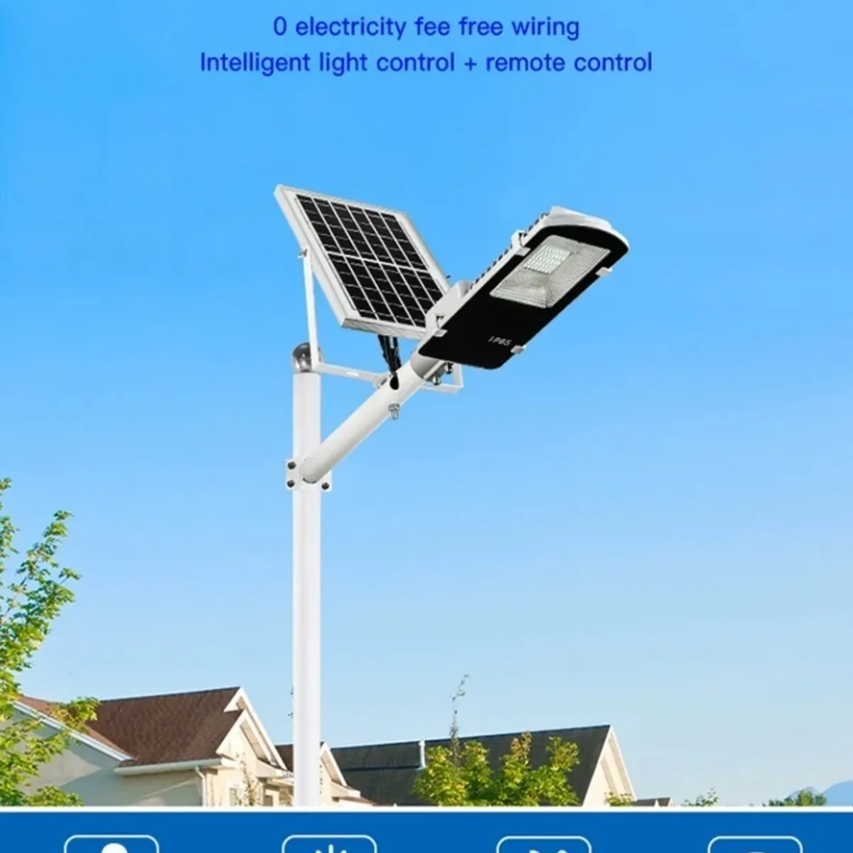 GENERICO - Foco Led Solar 100w + Panel Solar + Control Remoto  003262 003262 B11