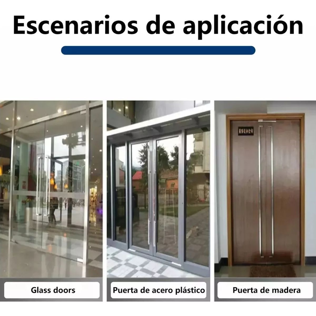 GENERICO - Quicio Hidráulico 130 Kg Para Puerta De Madera Y Aluminio Plata - 338003