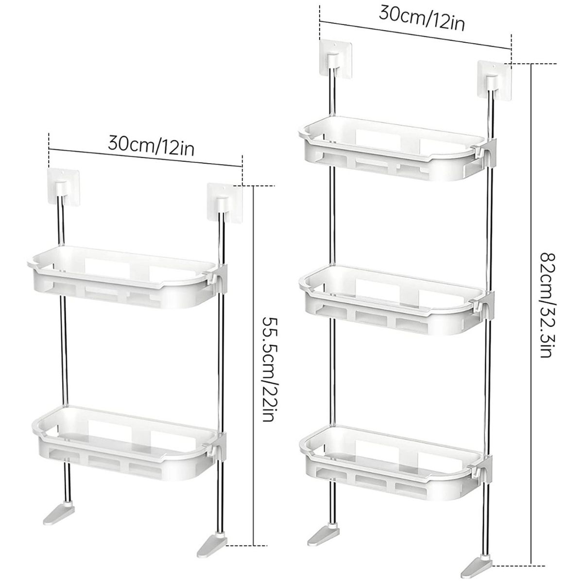 GENERICO - Organizador Cosmeticos Baño 3 Niveles Cocina Repisa Estante 262316