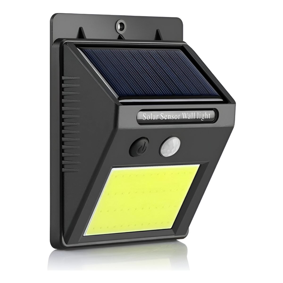 GENERICO - Foco Led Solar 48led Con Sensor Movimiento Exterior 003233 Negro Blanco