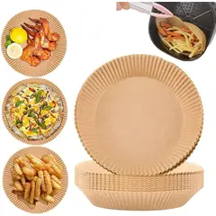 GENERICO - Forros Desechables Antiadherente Freidora 100 Pcs Air Fryer
