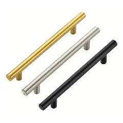 GENERICO - Tirador Inoxidable Madrid Dorado 96x150x12mm 10uni+tornillo Dorado - 338020