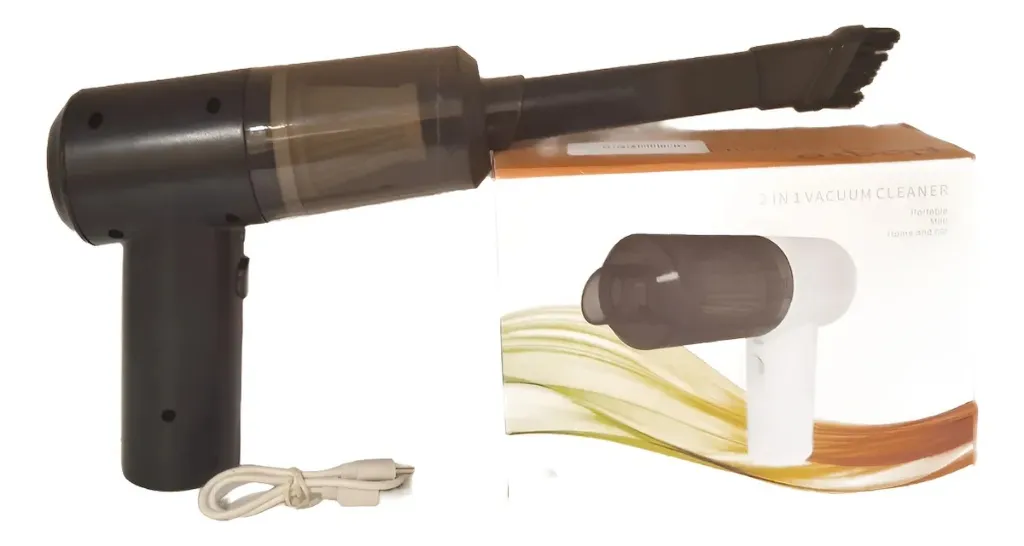 GENERICO Mini Aspiradora Portátil e Inalámbrica 2 en 1