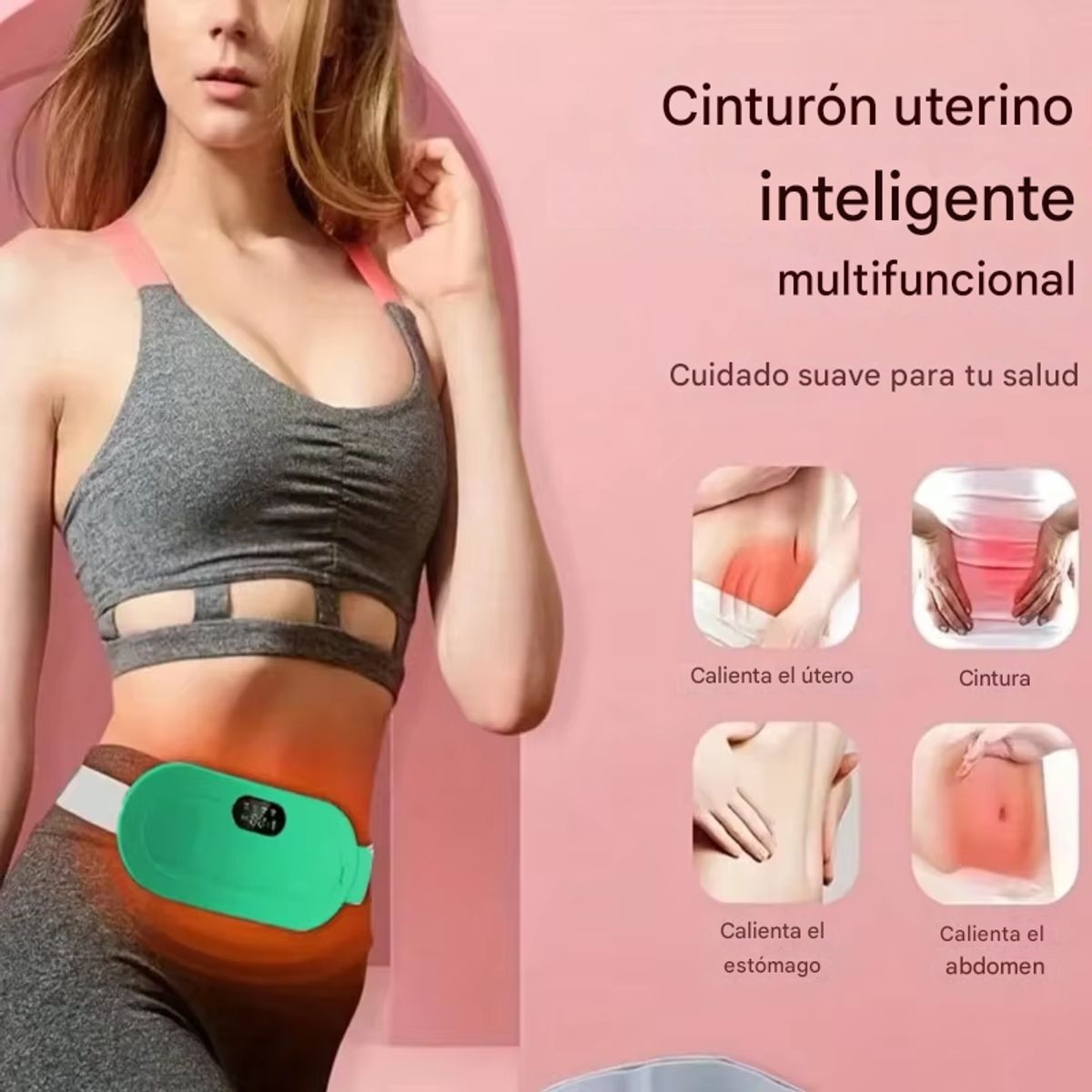 MOVI - Cinturón Para El Alivio de  Cólicos Dolores Menstruales y de espalda