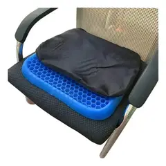 GENERICO - Cojin De Gel Asiento De Silicon Suave Ortopedico Flexible