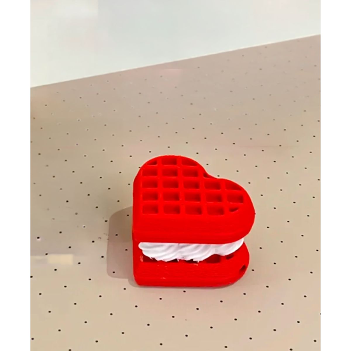 GENERICO - Clicker de waffle en forma de corazón