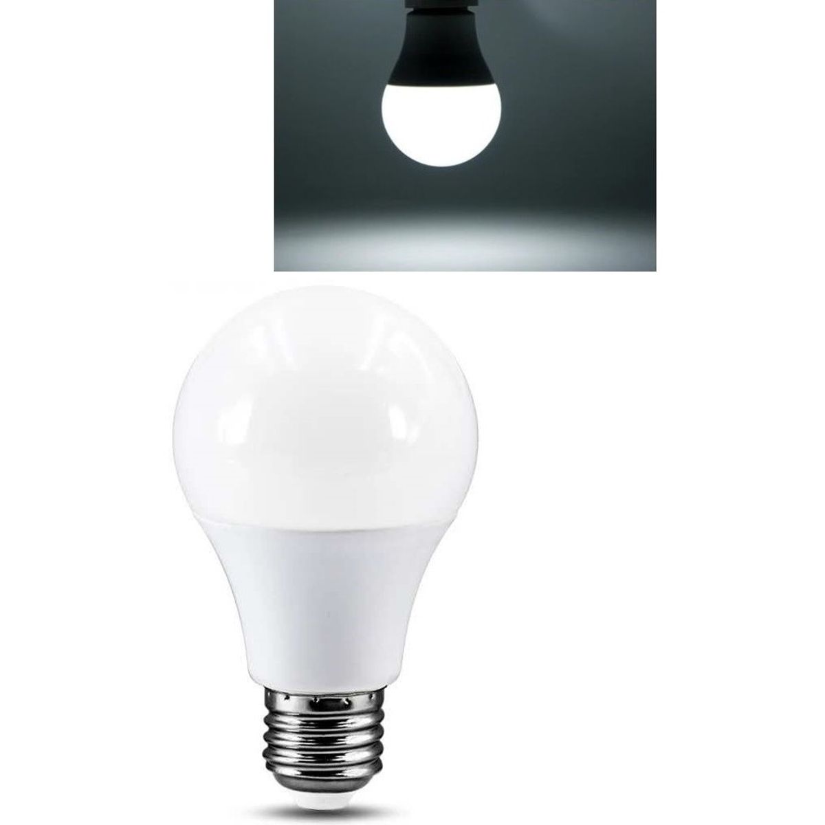 GENERICO - X10 Bombilla Ampolleta Led 18w E27 Ahorro Energía Luz Fria Blanco Frío-003291 B13