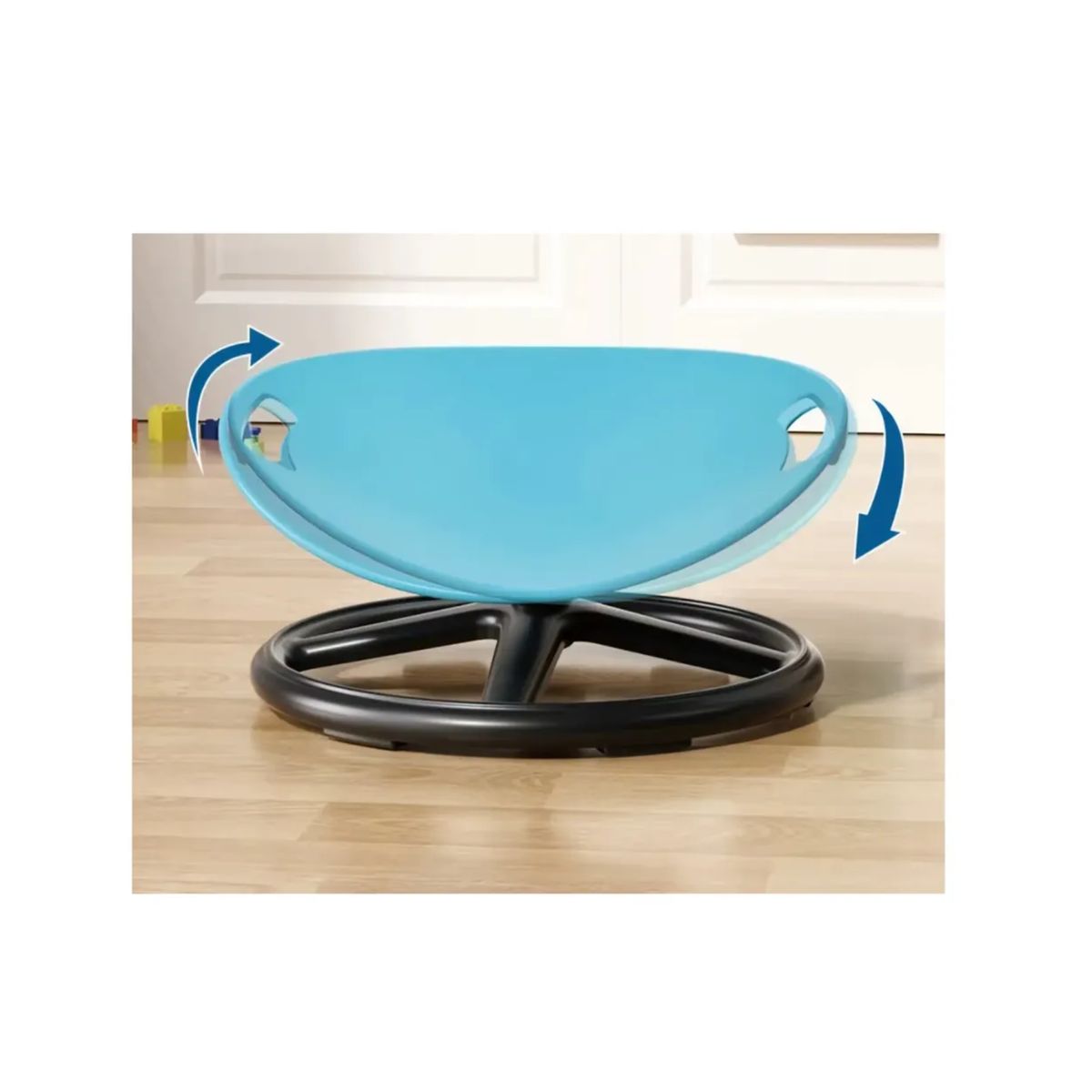 GENERICO - Silla giratoria 360° sensorial de equilibrio para niños en Celeste