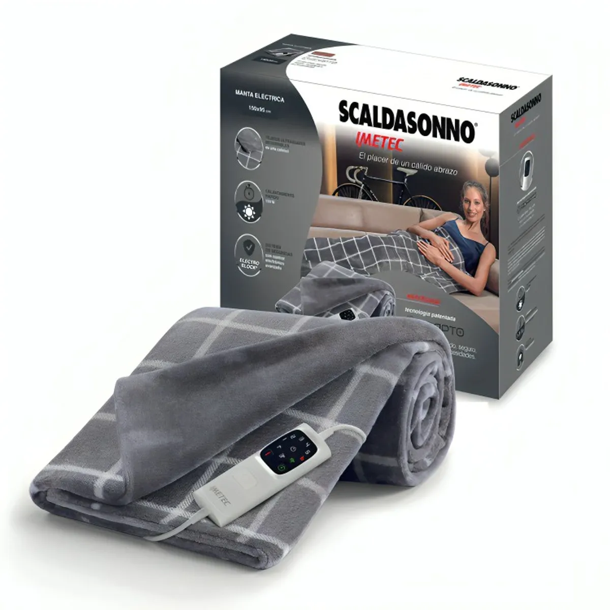 IMETEC - MANTA ELÉCTRICA SCALDASONNO GRIS   IMETEC MOD-R7525