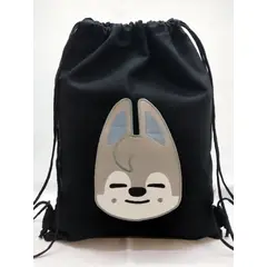 GENERICO - Bolso morral K-pop Stray Kids Wolfchan Bordado Lona