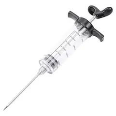 GENERICO - Jeringa Para Carnes 30ml Marinado Condimento Parrilla Cocina