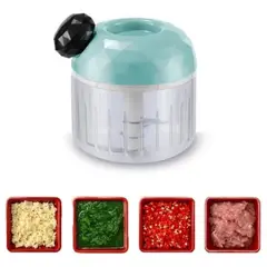 GENERICO - Mini Picador Verduras Cortador Cebolla Manual Ajo Vegetal Azar - 228122