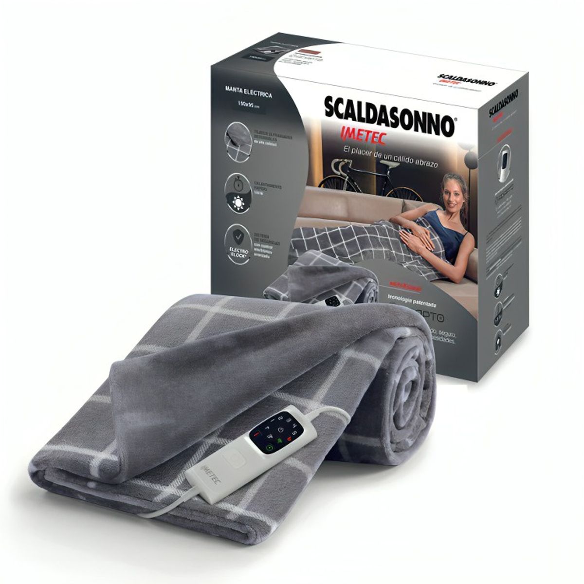 IMETEC - MANTA ELÉCTRICA SCALDASONNO GRIS   IMETEC MOD-R7525