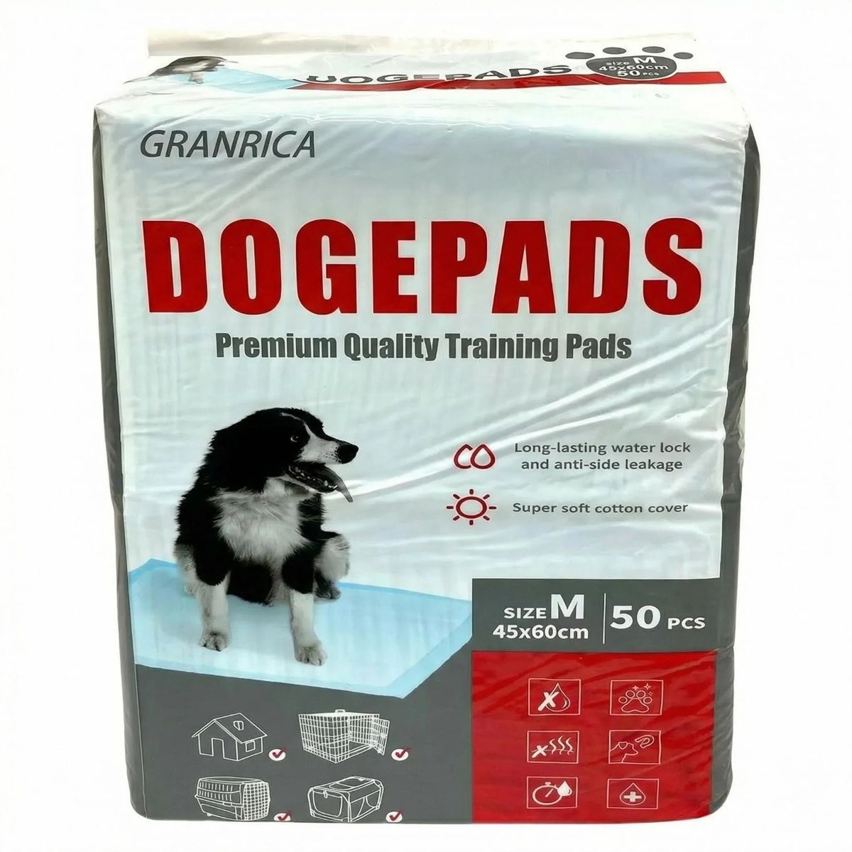 IDEEHOUSE - 100 Sabanillas Perros De Entrenamiento Pañales 45x60Cm