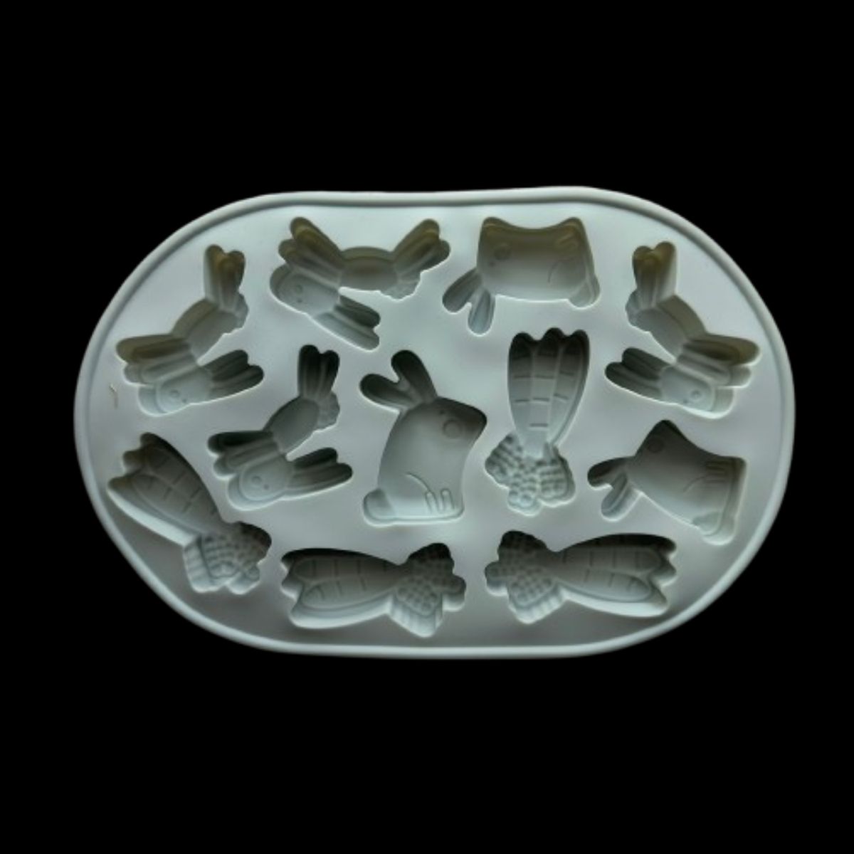 GENERICO - Molde Silicona Conejitos De Pascua Diseño B
