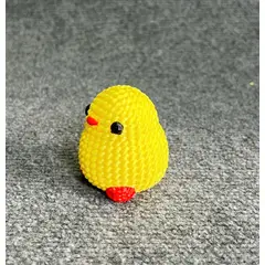 GENERICO - Figura pollito adorable estilo tejido