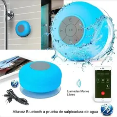 GENERICO - Parlante Bluetooth Impermeable Música y Manos Libres para Ducha con Ventosa DOEX