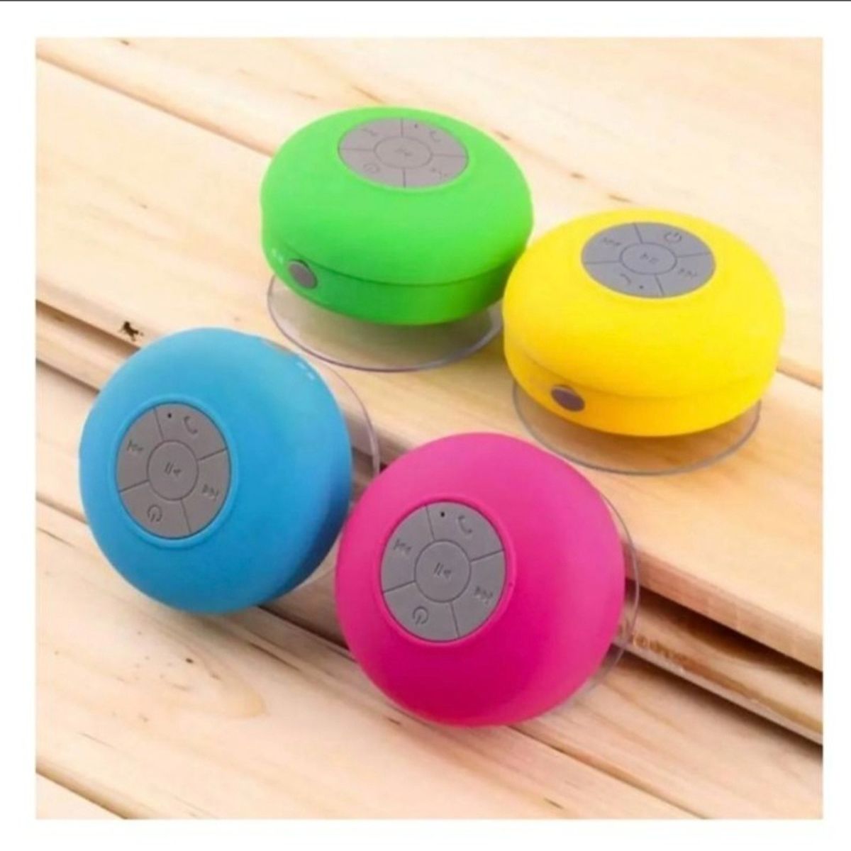 GENERICO - Parlante Bluetooth Impermeable Música y Manos Libres para Ducha con Ventosa DOEX