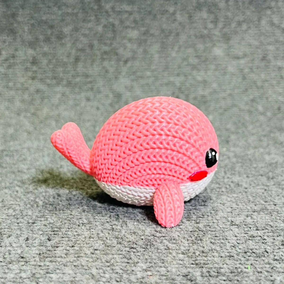 GENERICO - Figura ballena adorable estilo tejido
