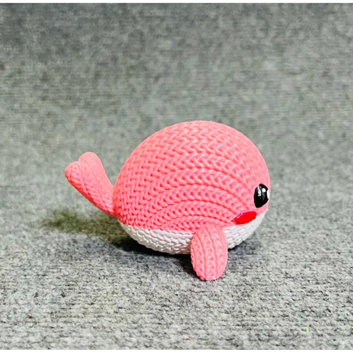 GENERICO - Figura ballena adorable estilo tejido