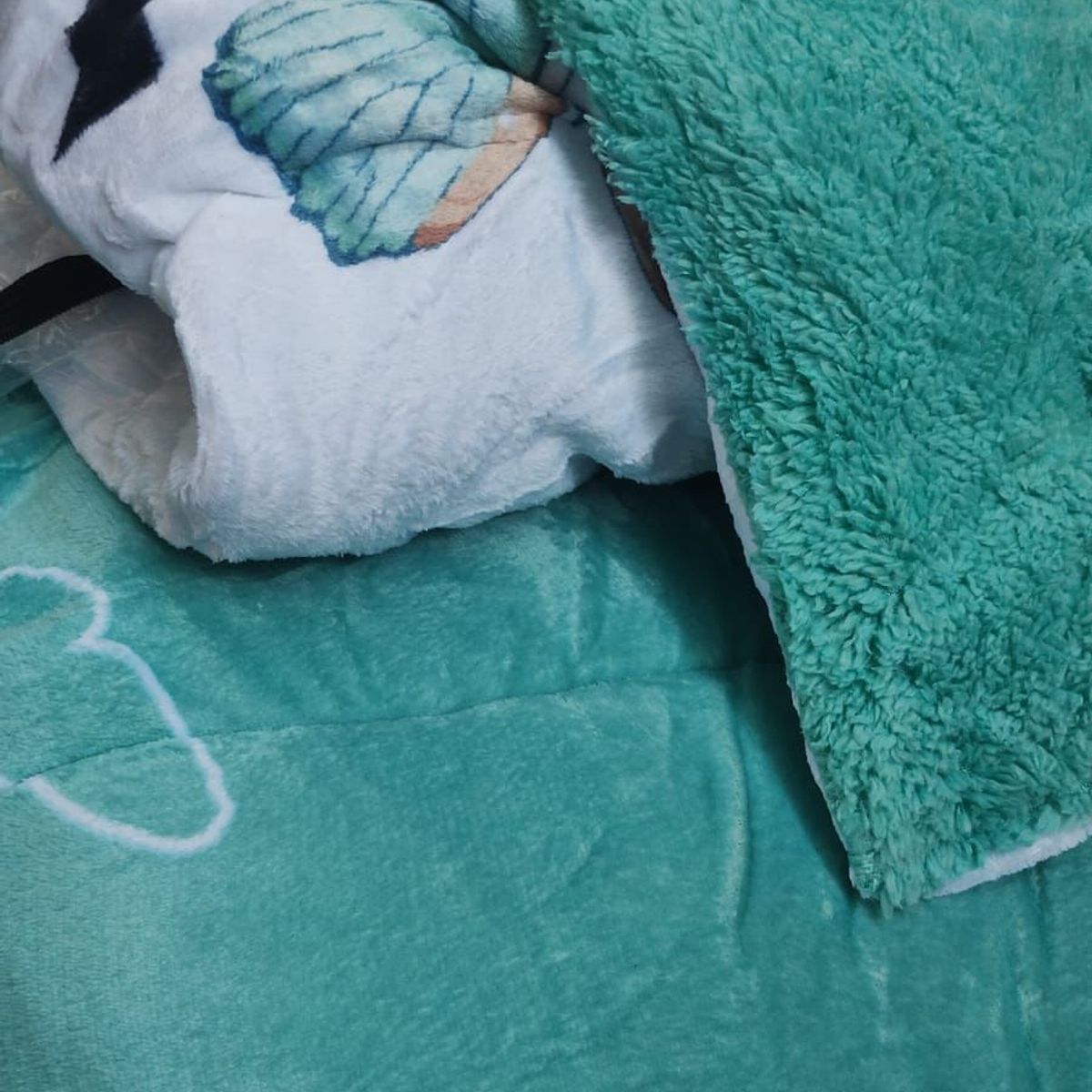 GENERICO - COBERTOR GRUESO PLUSH CON CHIPORRO PARA INVIERNO