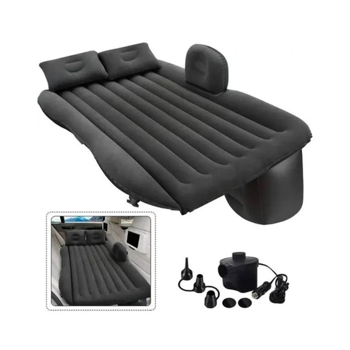 MOVI - COLCHON INFLABLE PARA ASIENTO TRASERO DE AUTO