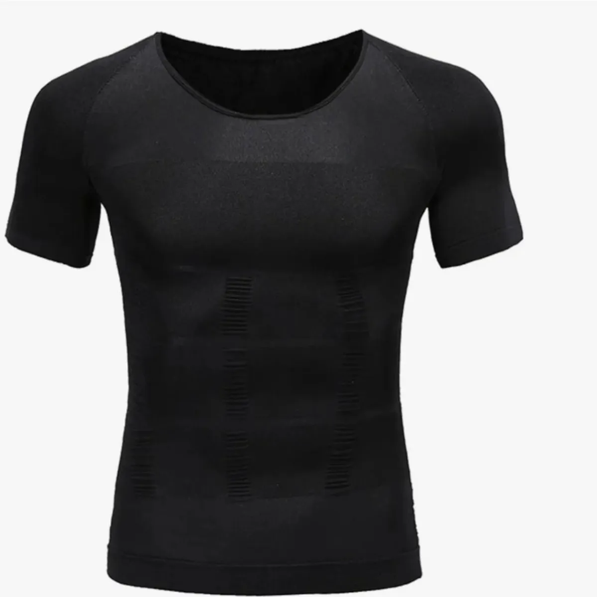 GENERICO - Poleras Compresion Hombre Faja Polera Reductora Hombre Manga