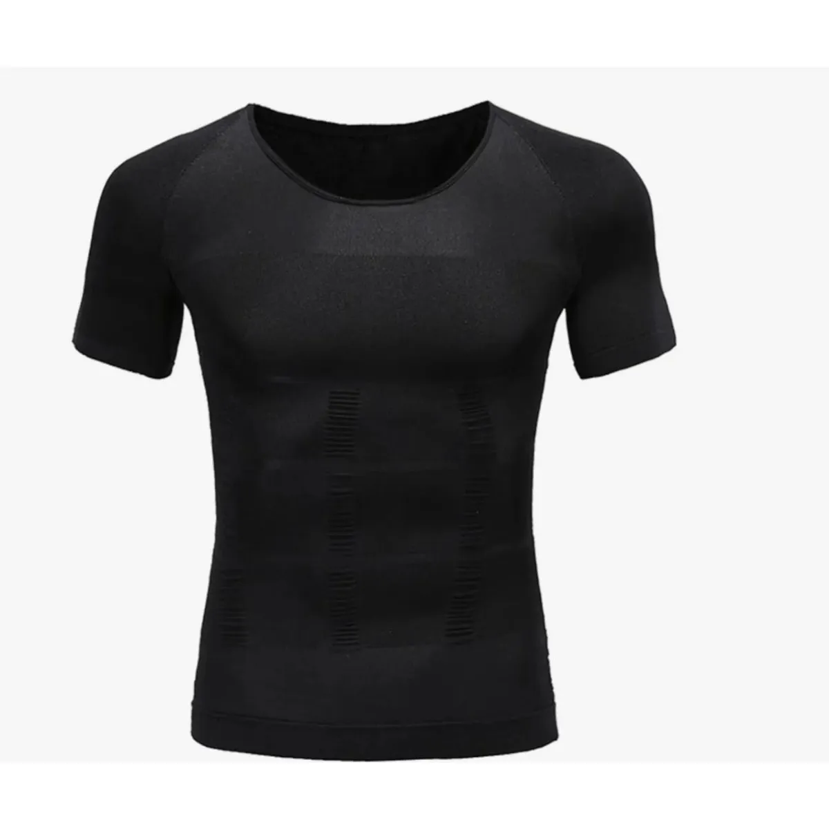 GENERICO - Poleras Compresion Hombre Faja Polera Reductora Hombre Manga