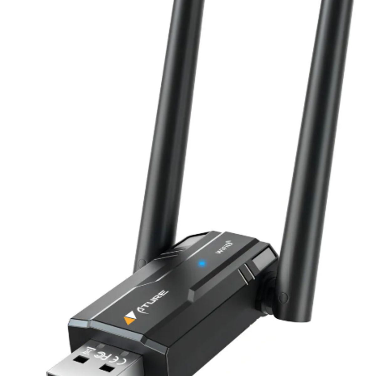 GENERICO - Adaptador Antena Wifi6 Ax900mbps 2.4ghz 5ghz Usb Pc