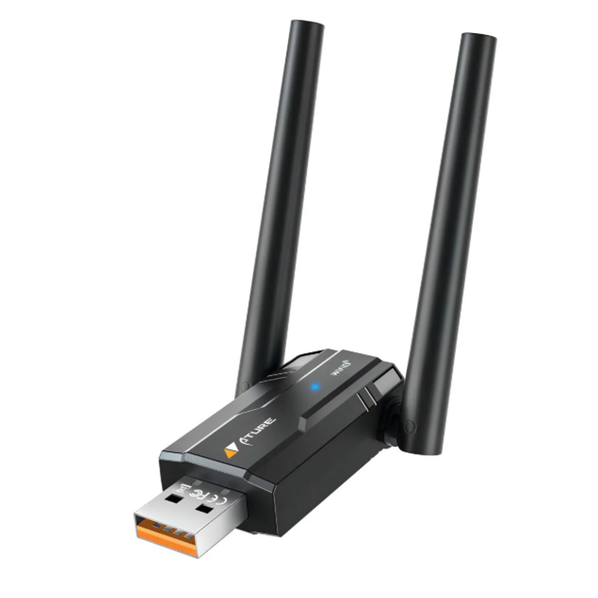 GENERICO - Adaptador Antena Wifi6 Ax900mbps 2.4ghz 5ghz Usb Pc