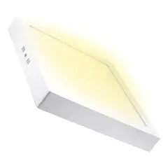 GENERICO - Foco Panel Plafón Led 24w Sobrepuesto Cuadrado Luz Cálida Luz Cálida 003131