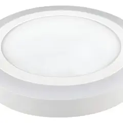 GENERICO - Foco Panel Plafón Led Bicolor Sobrepuesto 12w + 6w Redondo Blancoazul-003107