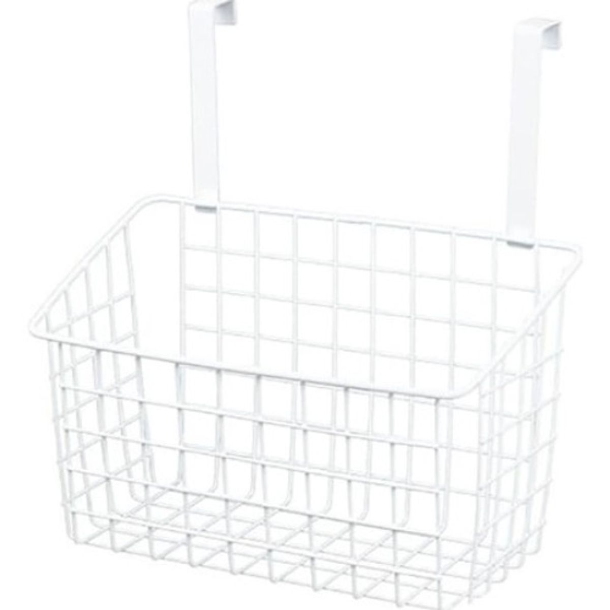 GENERICO - Canasto Estante Organizador Colgante Multiuso Repisa 26x13cm Blanco - 327027