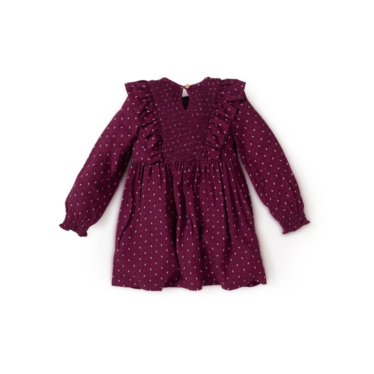 HUSH PUPPIES - Vestido Niña Blossom Burdeo HUSH PUPPIES
