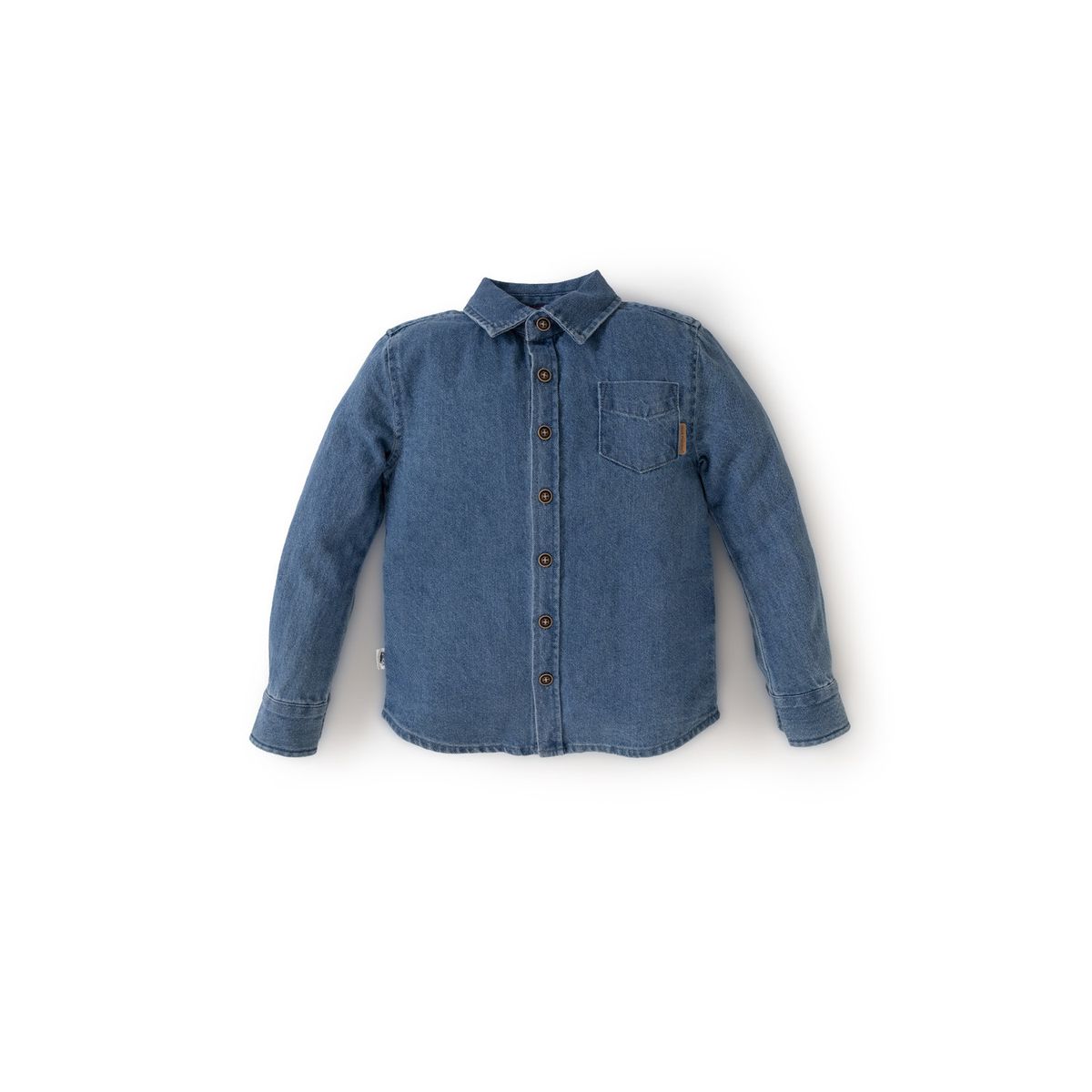 HUSH PUPPIES - Camisa Manga Larga Niño Logan Denim HUSH PUPPIES