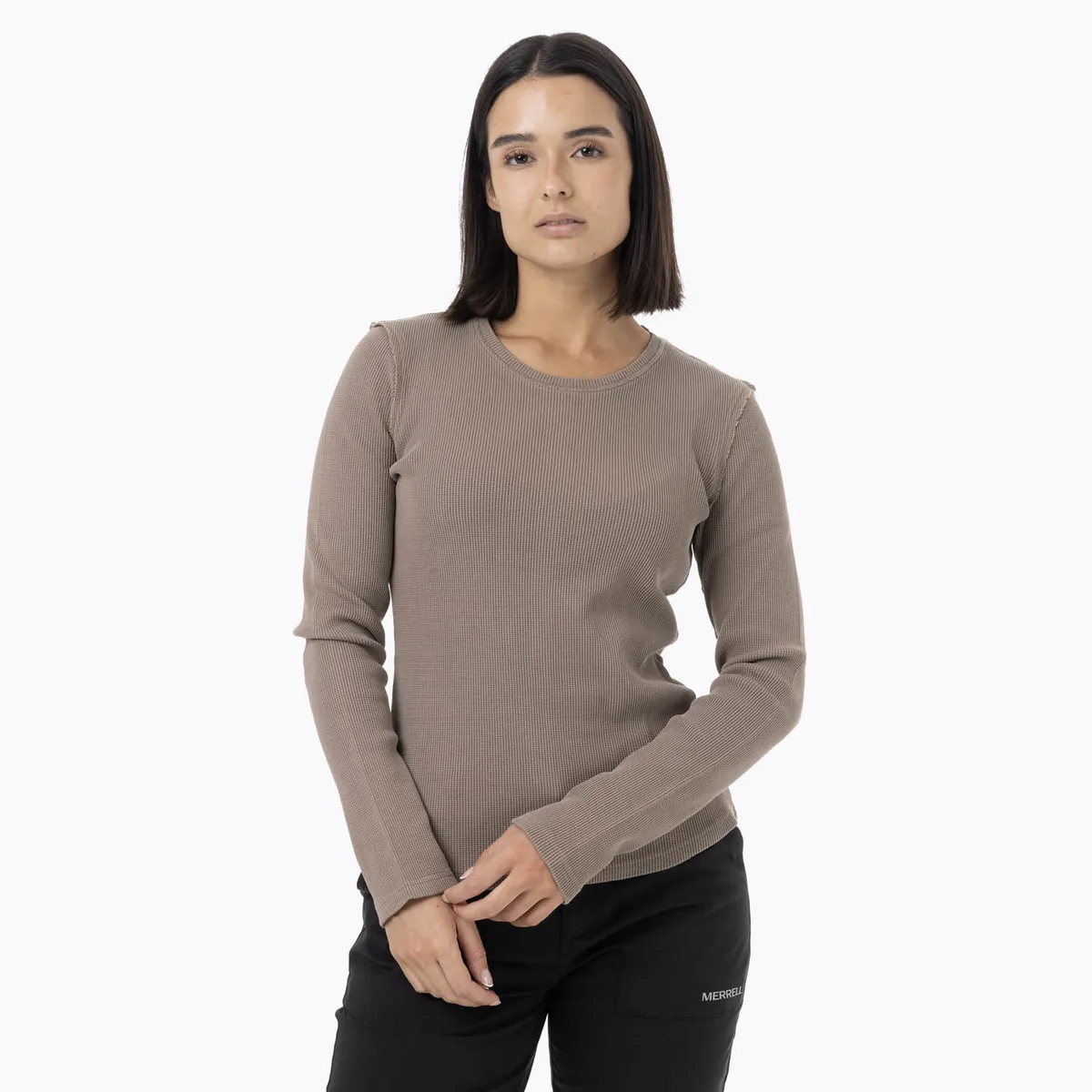 MERRELL - Polera Manga Larga Mujer Oslo Café MERRELL
