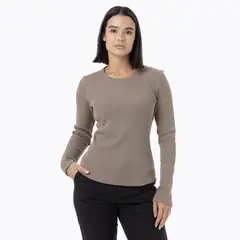 MERRELL - Polera Manga Larga Mujer Oslo Café