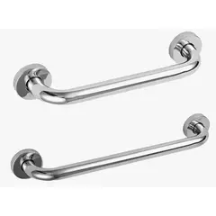 GENERICO - 2 Barras Agarradera De Apoyo 50cm Para Baño Acero Inoxidabe.