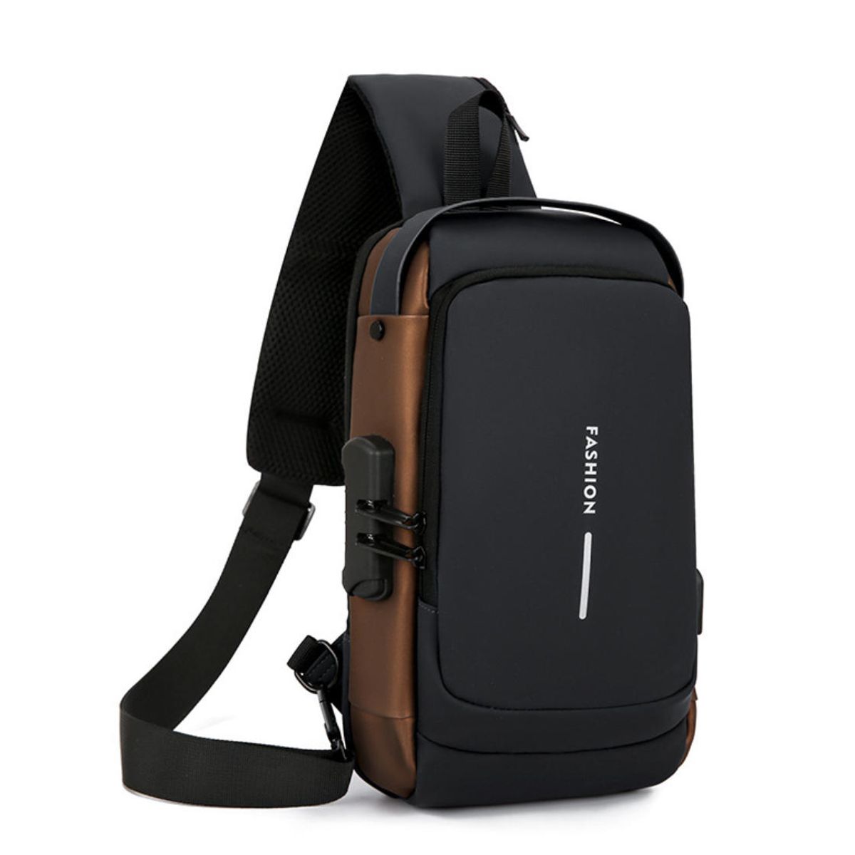 ATURE - Bolso Unisex Impermeable Anti-robo Perfecto Para Exteriores Negro Bolsa De Pecho Impermeable