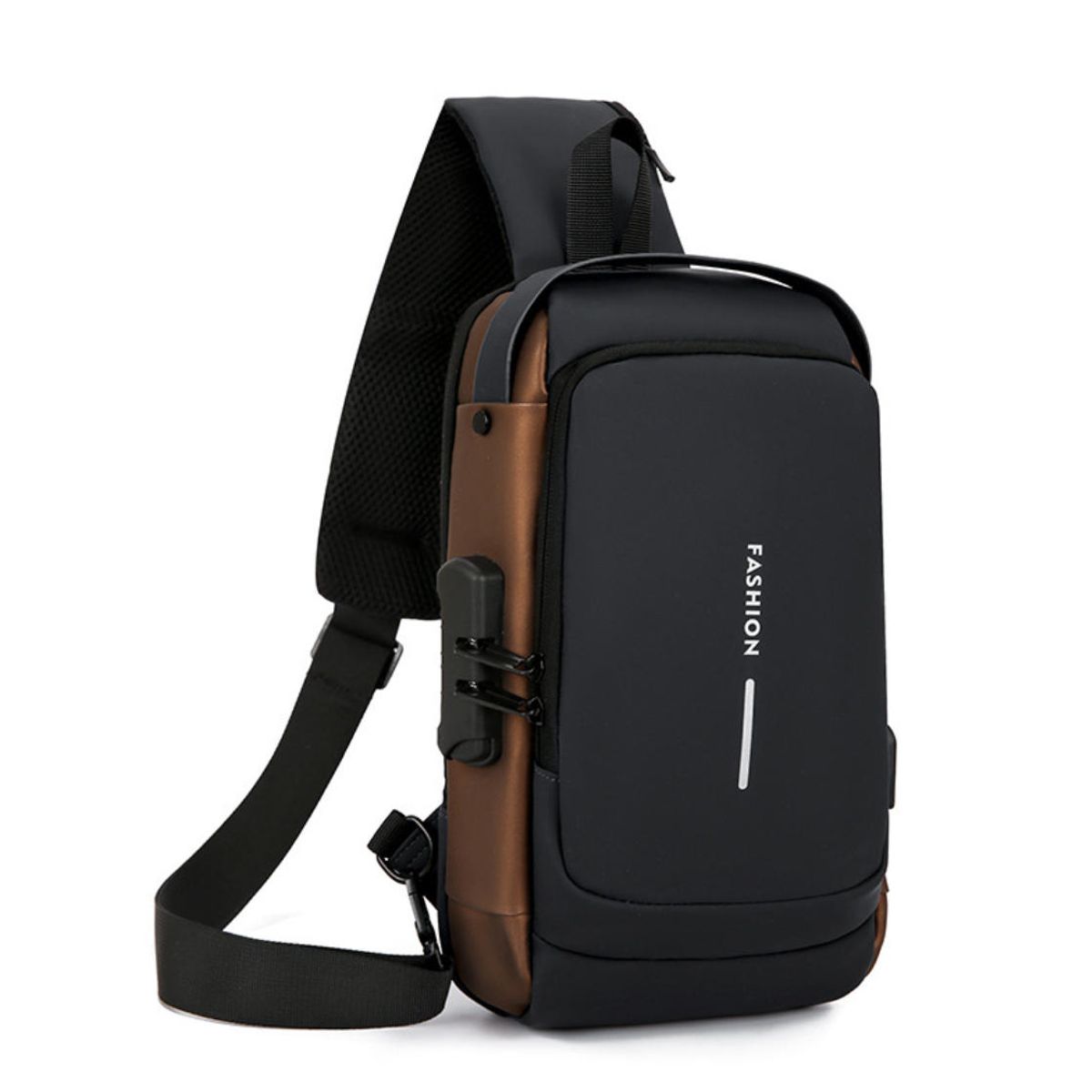 ATURE - Bolso Unisex Impermeable Anti-robo Perfecto Para Exteriores Negro Bolsa De Pecho Impermeable