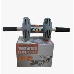 GENERICO - Rueda De Ejercicios Abdominales De 2 Ruedas Con Protección Gris Claro