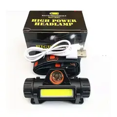 GENERICO - Linterna Frontal Recargable X4 - Foco Cabeza Minera