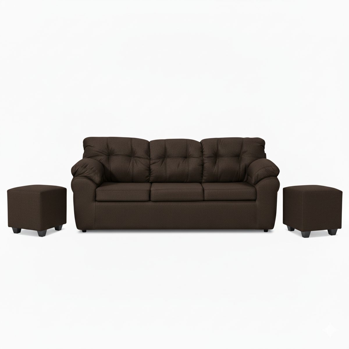DECO OUTLET - Living Polonia  3C+2 Pouf Tela