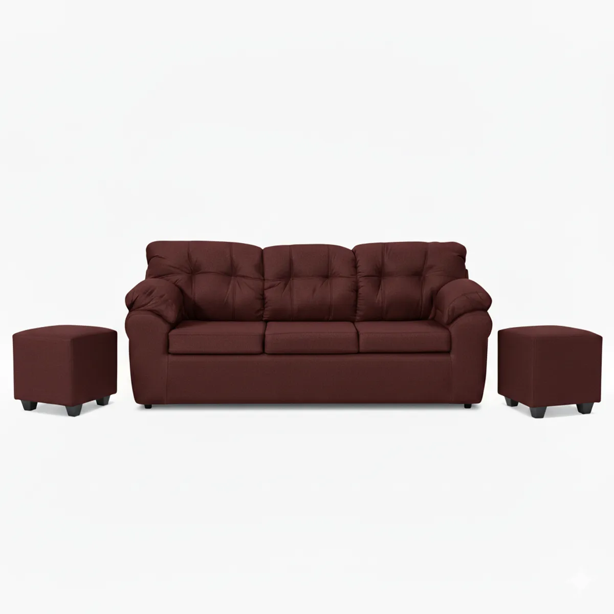 DECO OUTLET - Living Polonia  3C+2 Pouf Tela