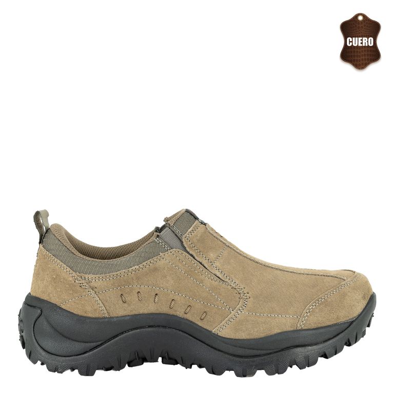 Zapato de Cuero Hombre Khaki Cedro
