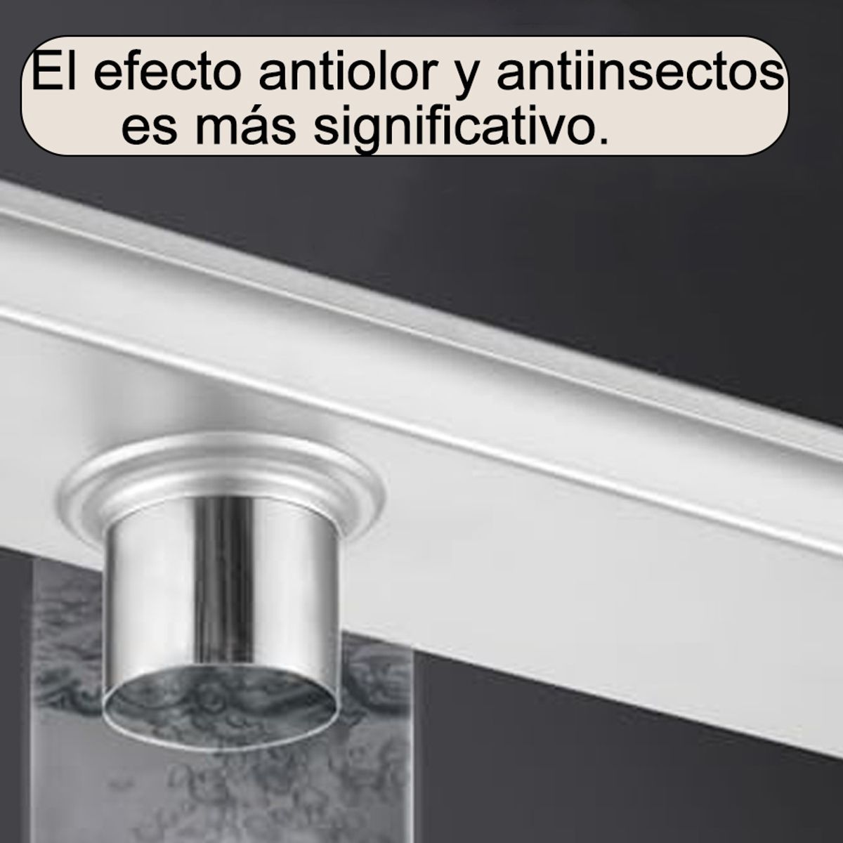 Baño Drenaje De Ducha Invisible Antiolor Extendido 50cmx10cm, marca GENERICO - Foto 2